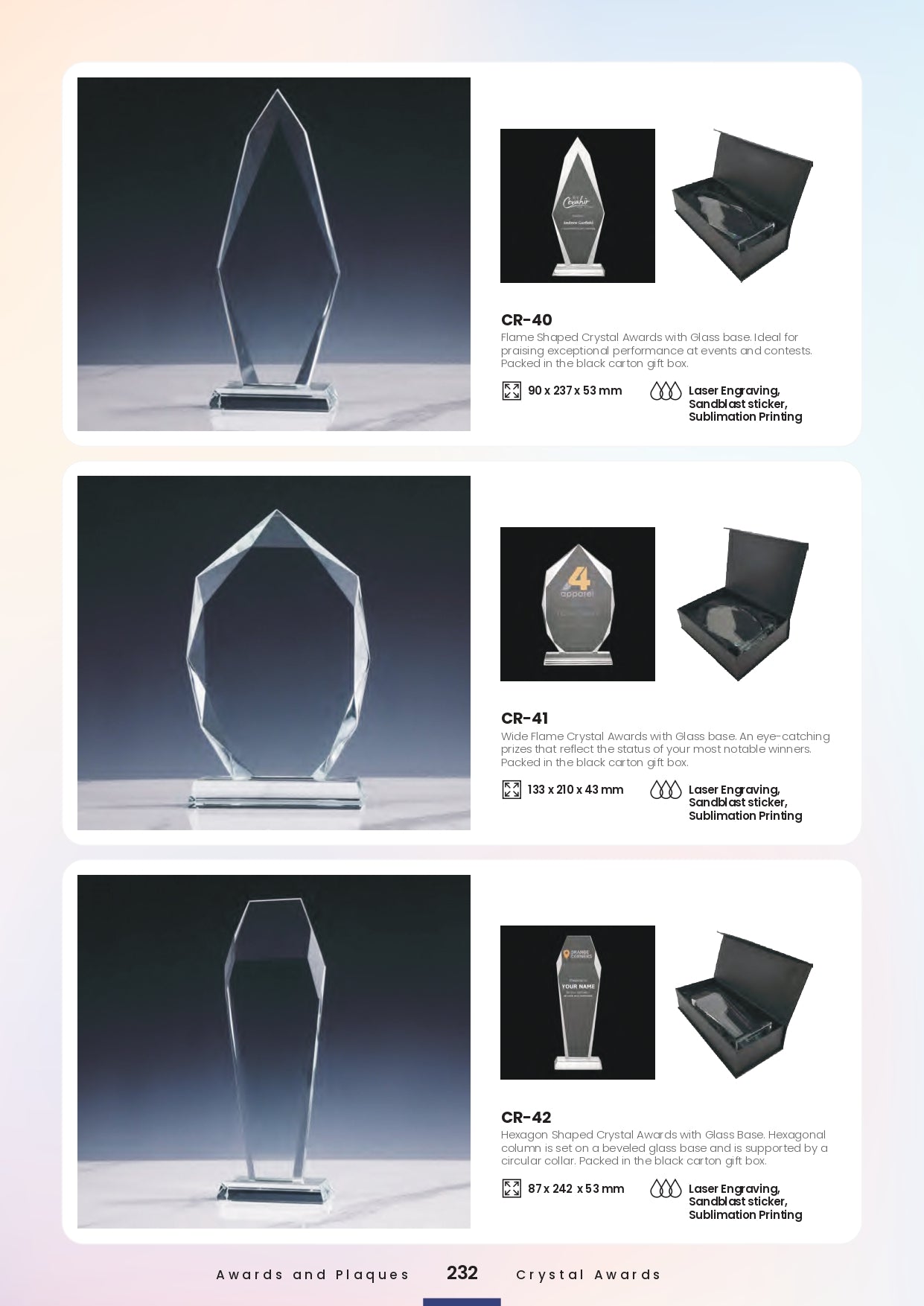 Crystal Awards.