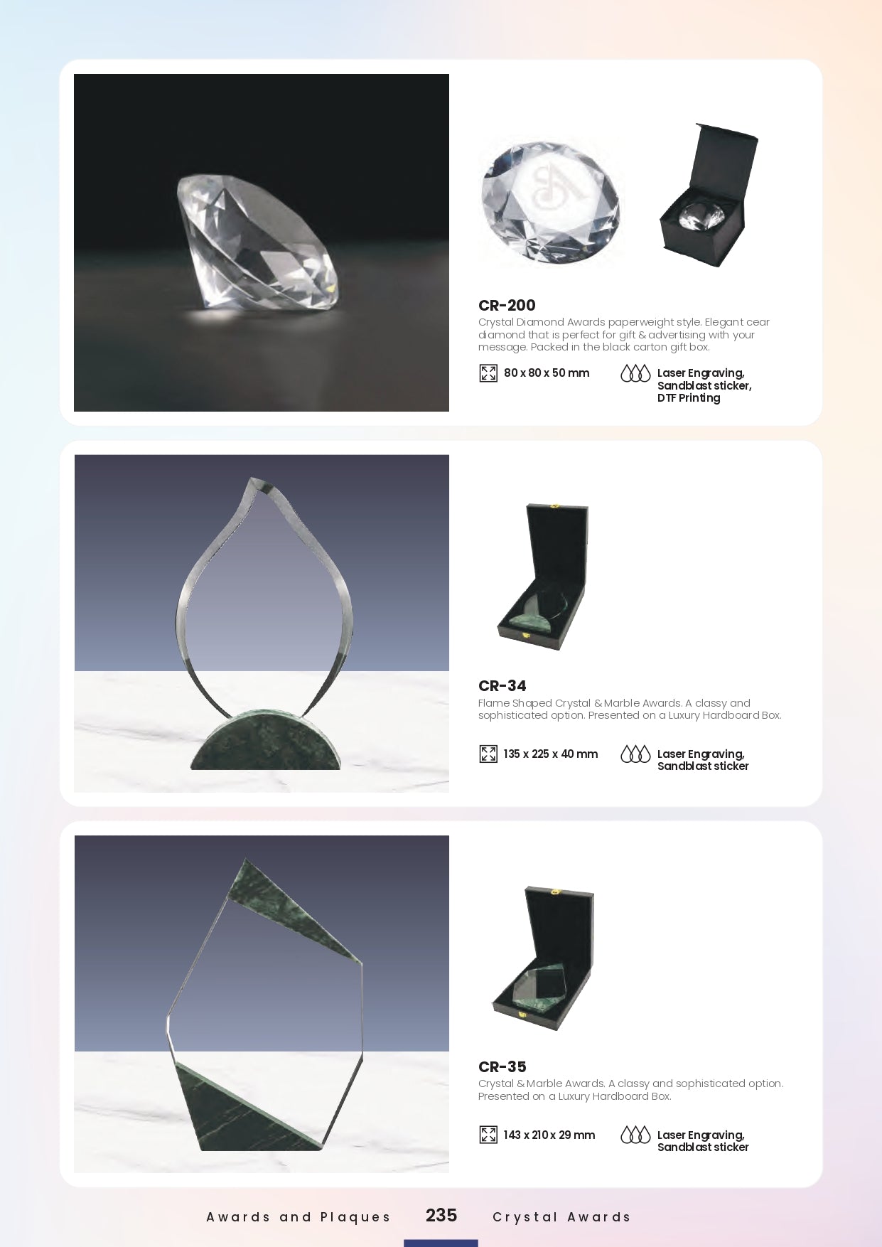 Crystal Awards.